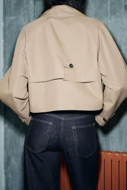 SHORT TRENCH-STYLE JACKET - Zara фото 16