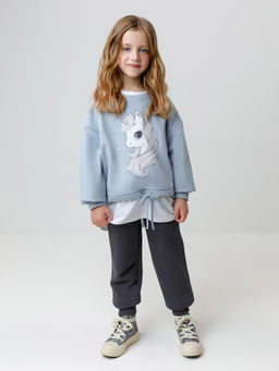 КР 400886/коричневый 1344 к664 брюки для дев