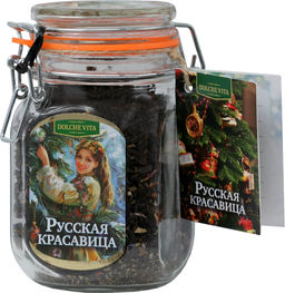 Dolche Vita. Новый год. В стекле. Русская красавица 125 гр. стекл.банка