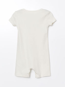 Bisiklet Yaka Pamuklu Erkek Bebek Tulum