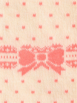 (Omsa) Collant 12P32-1 с рисунком (бантики)