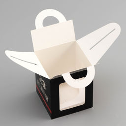 Цена за 5 шт. Коробка для 1 капкейка 23 Февраля, 9.2?9.2?11.1 см