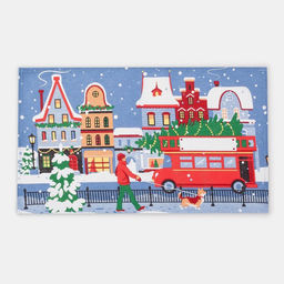 Полотенце кухонное Праздник в городе 35х60см, 160 г/м2 - Доляна фото 2