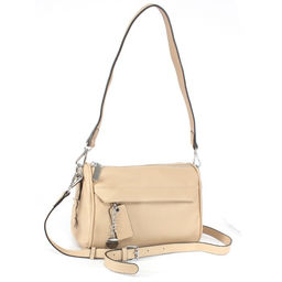 Сумка женская натуральная кожа GU 163-22-09, 2отд, плечевой ремень, бежевый SALE 255023 - Adelia фото 5