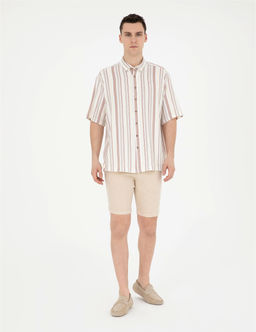 Kahverengi Oversize K_sa Kollu G_mlek - Pierre cardin фото 4