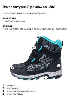 PlayToday / Ботинки зимние для мальчика