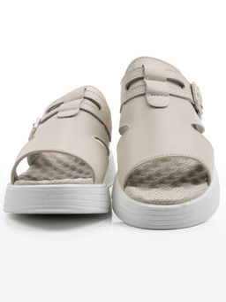 08-C100-2C BEIGE Босоножки женские (натуральная кожа)