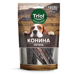Triol LOCAL FOOD Лакомство для собак "Печень конская", 50г