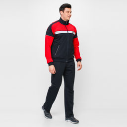 Спортивный костюм М-175/1 Синий/Красный/Светло-серый - Rodos фото 4