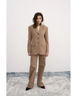 Жакет THE VERY 2421 оливково-коричневый  фото 23