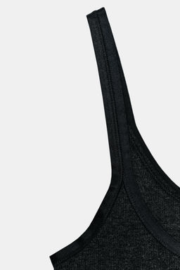 CAMISETA RIB TIRANTES / Plomo - Zara фото 4