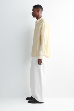 CAMISA DE LINO RELAXED FIT - H&m фото 4