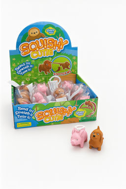 Брелок мялка - антистресс Pretty aminals, шоубокс 12 шт.