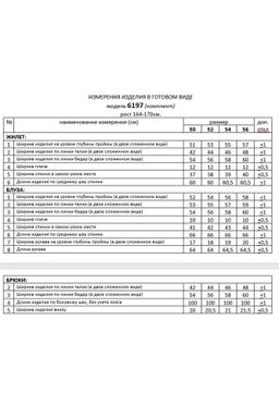 Костюм тройка (Брюки, Блуза, Жилет) - B&F фото 15