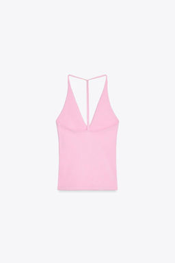 HALTER TOP WITH STRAP DETAIL - Zara фото 20