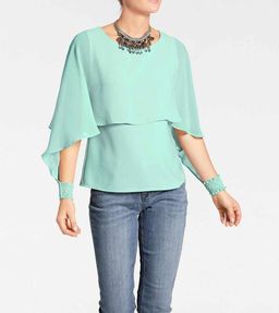Блузка, мятная