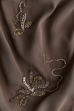 Vestido drapeado con cuentas - H&m фото 6