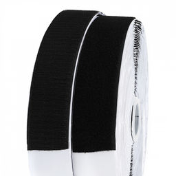 Лента липучка самоклеящаяся TBY 40мм черный F322 уп.25м пара