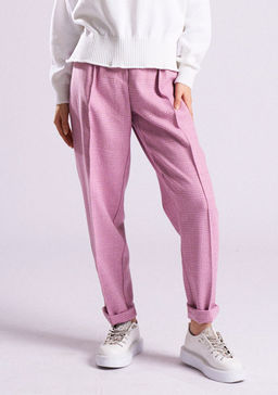 SS-2440 брюки женские т. роза