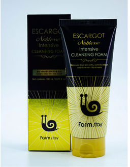 Пенка для лица антивозрастная с муцином улитки FARMSTAY, 180 мл