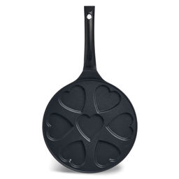 СКОВОРОДА AGNESS СЕРДЦЕ ДЛЯ ОЛАДИЙ С АНТИПРИГАР.ПОКРЫТИЕМ ДИАМЕТР=26.5 СМ. фото 2