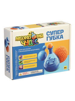 Набор опытов и экспериментов БрикНик «Супер губка», серия Юный Химик