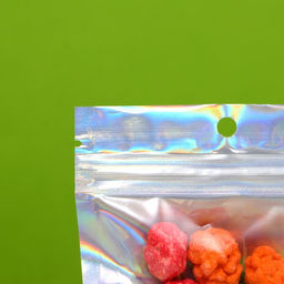 Цена за 100 шт. Пакет Zip - lock ПЭТ, иридисцентный, со сплошным окном, плоский, еврослот 9×12 см