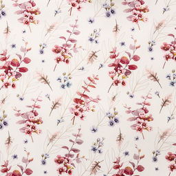 Набор упаковочной бумаги, глянцевая Цветы ,50 70 см ,2 листа - UPAK LAND фото 3