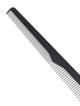 Kristaller Профессиональный гребень для волос комбинированный 980, карбон, черный, 18,5 см  фото 4