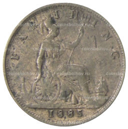 1 фартинг 1885 года Великобритания