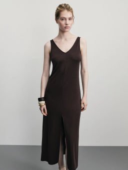 Сарафан с V-образным вырезом из модала / Zarina