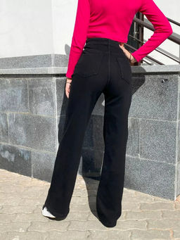 Джинсы женские трубы на флисе Уценка