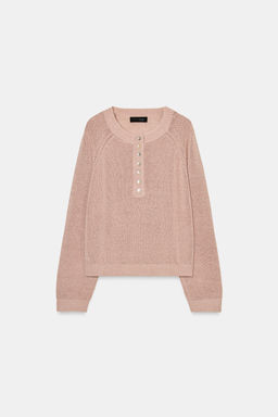 JERSEY PUNTO BOTONES / Rosa