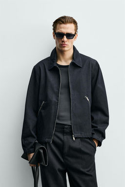 CAZADORA DENIM PESPUNTES CONTRASTE / ?ndigo - Zara фото 2