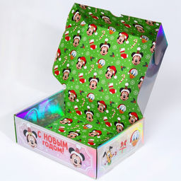 Подарочная коробка «Новый год» 31×22×9.5 см, Микки Маус