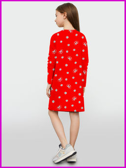 Платье "Муся",красный