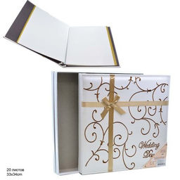 Фотоальбом магнитный 20 листов / 52027 /уп 16/ белый 648709 - Галеонтрейд фото 2