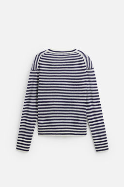 STRIPED JACQUARD SWEATER - Zara фото 6