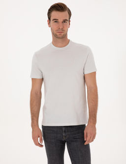 Ta_ Slim Fit %100 Pamuk Bisiklet Yaka Basic T-shirt - Cacharel фото 3
