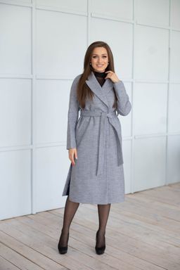 Пальто женское демисезонное 21820 (кремовый) - Kankan фото 10