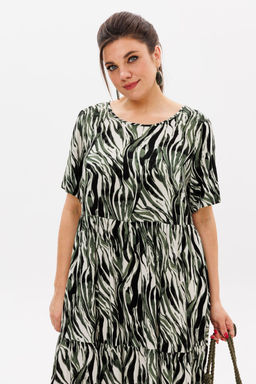 Платье ANELLI 1408 зеленая тень  фото 5