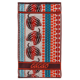 Полотенце кухонное махровое 30х60см, пестротканое, плотность 420гр/м2, хлопок 100%, "Какао" (Россия)