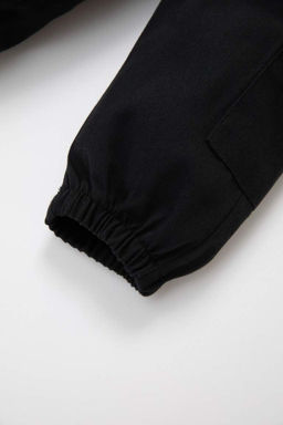 Габардиновые брюки-джоггеры для маленьких мальчиков - Defacto фото 3