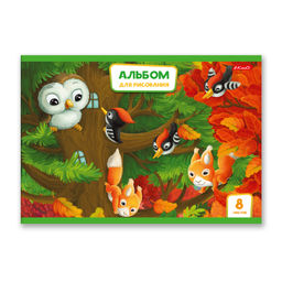 Светоч 8АЛСК4_1_3_9 Альбом для рисования 100 г/м2 A4 29 х 20.5 см 20 шт. на скобе 8 л. 000679 Райдер  фото 37