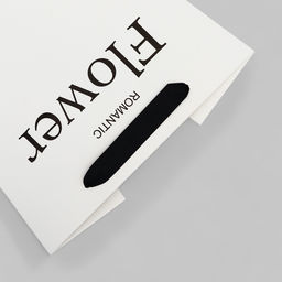 Пакет - переноска трапеция, «Цветы», белый, 30×20×35 см 210 г