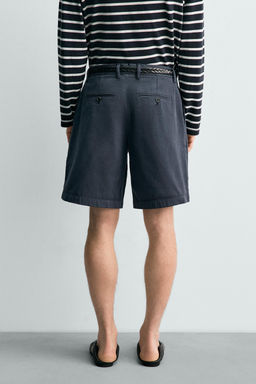 BERMUDA RELAXED FIT PLIEGUES AARON LEVINE X ZARA / az-empolvado
