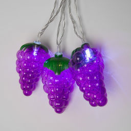 ULD-S0400-010/STB/2AA WHITE IP20 GRAPES Гирлянда светодиодная на батарейках 2AA (не в/к), Виноград, 4м. 10 светодиодов. Белый свет. Провод прозрачный. TM Uniel.