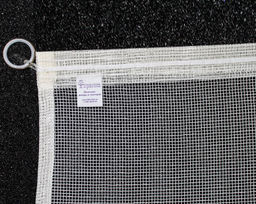 Готовые шторы арт. 12080/300/250/ламбр,тюль из благородной сетки с кружевом по низу, с ламбрекеном, цвет КРЕМ, шир. 300 см, выс. 250 см, на универсальной шторной ленте.