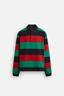 STRIPED POLO SHIRT - Zara фото 8