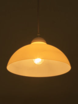 Светильник подвесной «Хоста», 1×15 Вт, Е27, 29×29×13(74) см, белый